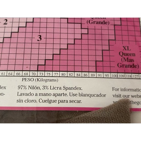 Vintage On the Go Pantyhose Womens Size 3 Platina Ultra Sheer Ultra Transparente - Picture 4 of 16